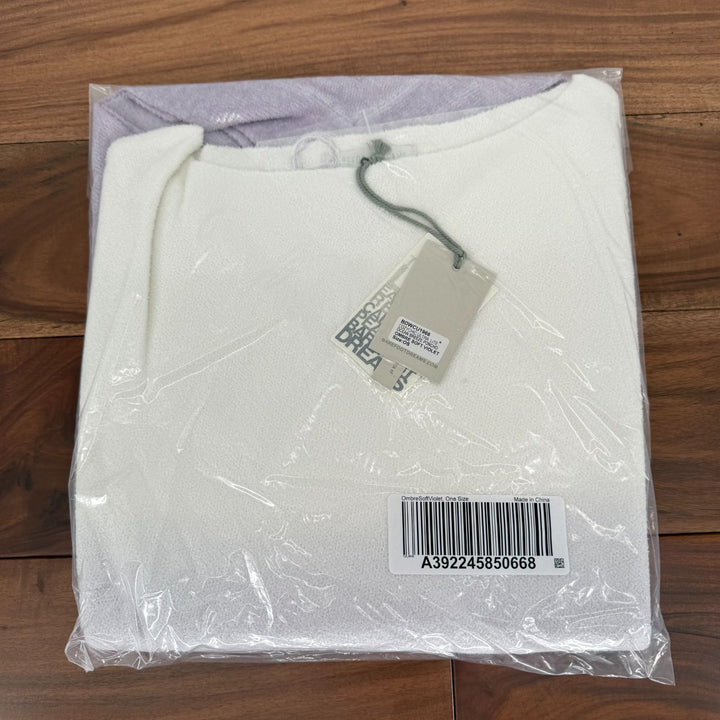 Barefoot Dreams CozyChic Ultra Lite Ocean Breeze Poncho Womens Soft Violet Ombre