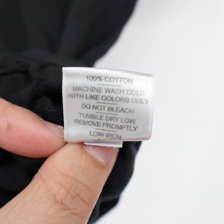 American Giant Classic Crew Neck T Shirt Black Cotton Made USA Size S