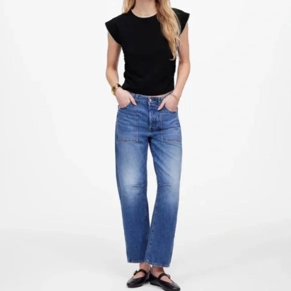 Madewell Side-Cinch Muscle Tee Size XS