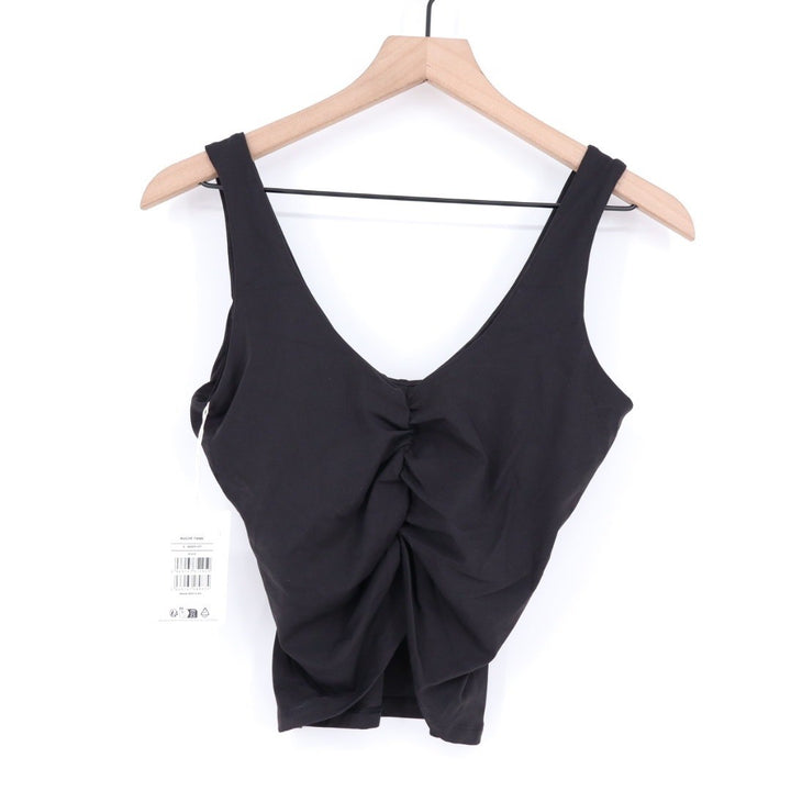 Gymshark Ruche Tank Black Body Fit S Activewear Workout Athletic