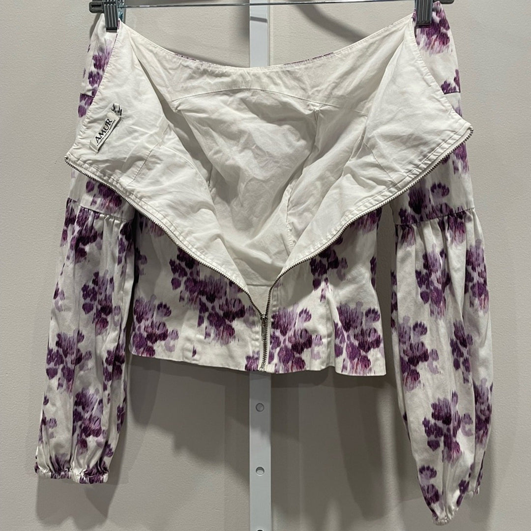 Amur Floral Shanae Top Size XS