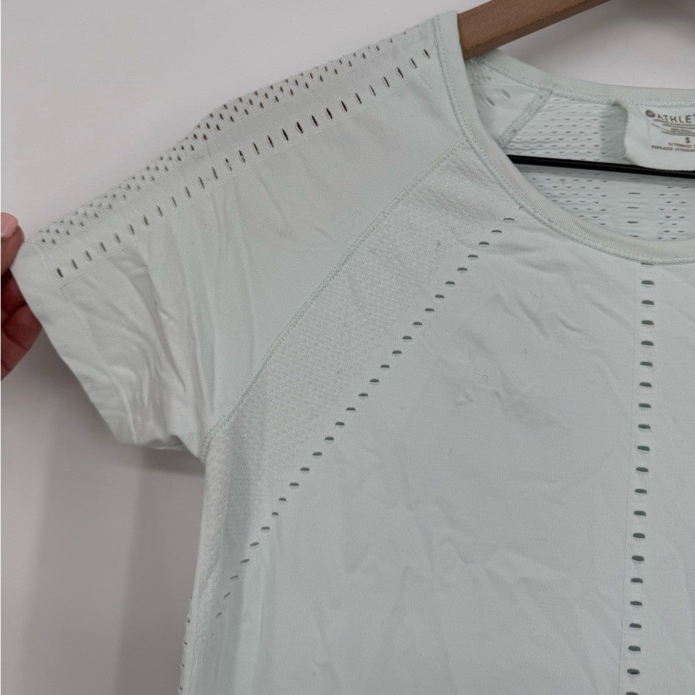 Athleta Foothill Seamless Tee White Women's Size S