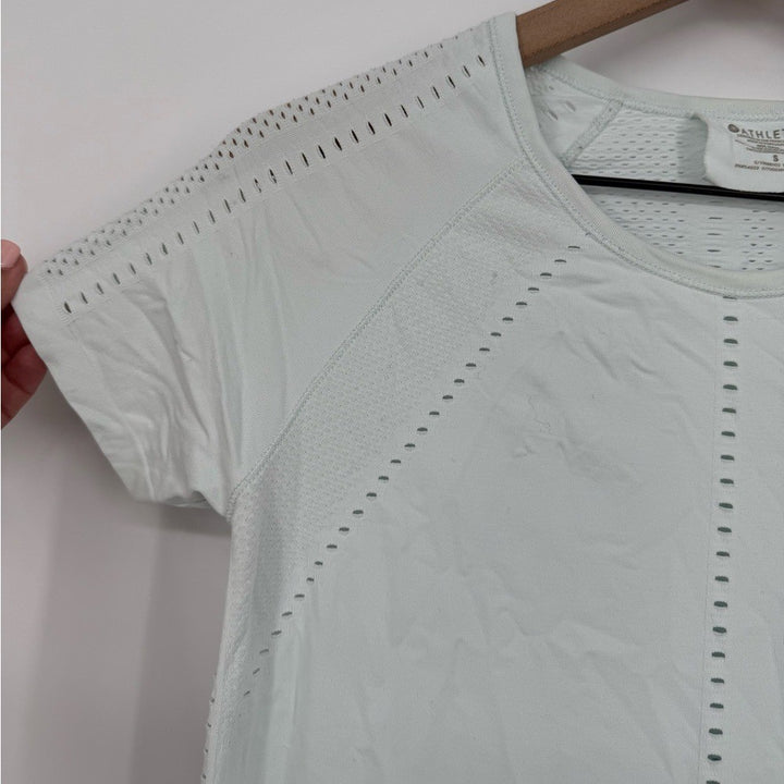 Athleta Foothill Seamless Tee White Women's Size S