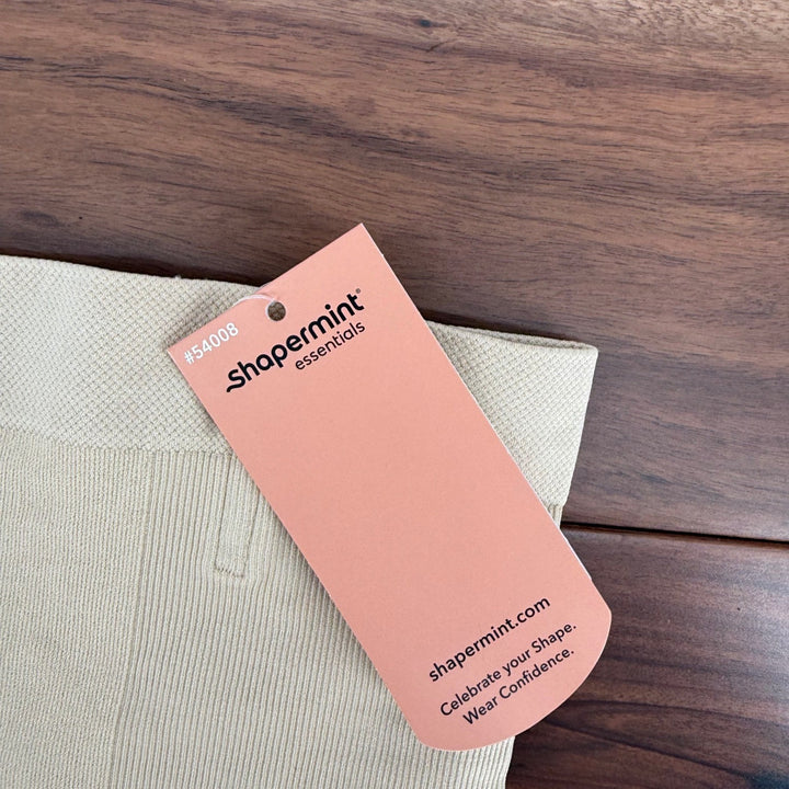 Shapermint Essentials High Waisted Shaping Briefs Beige XL 2XL