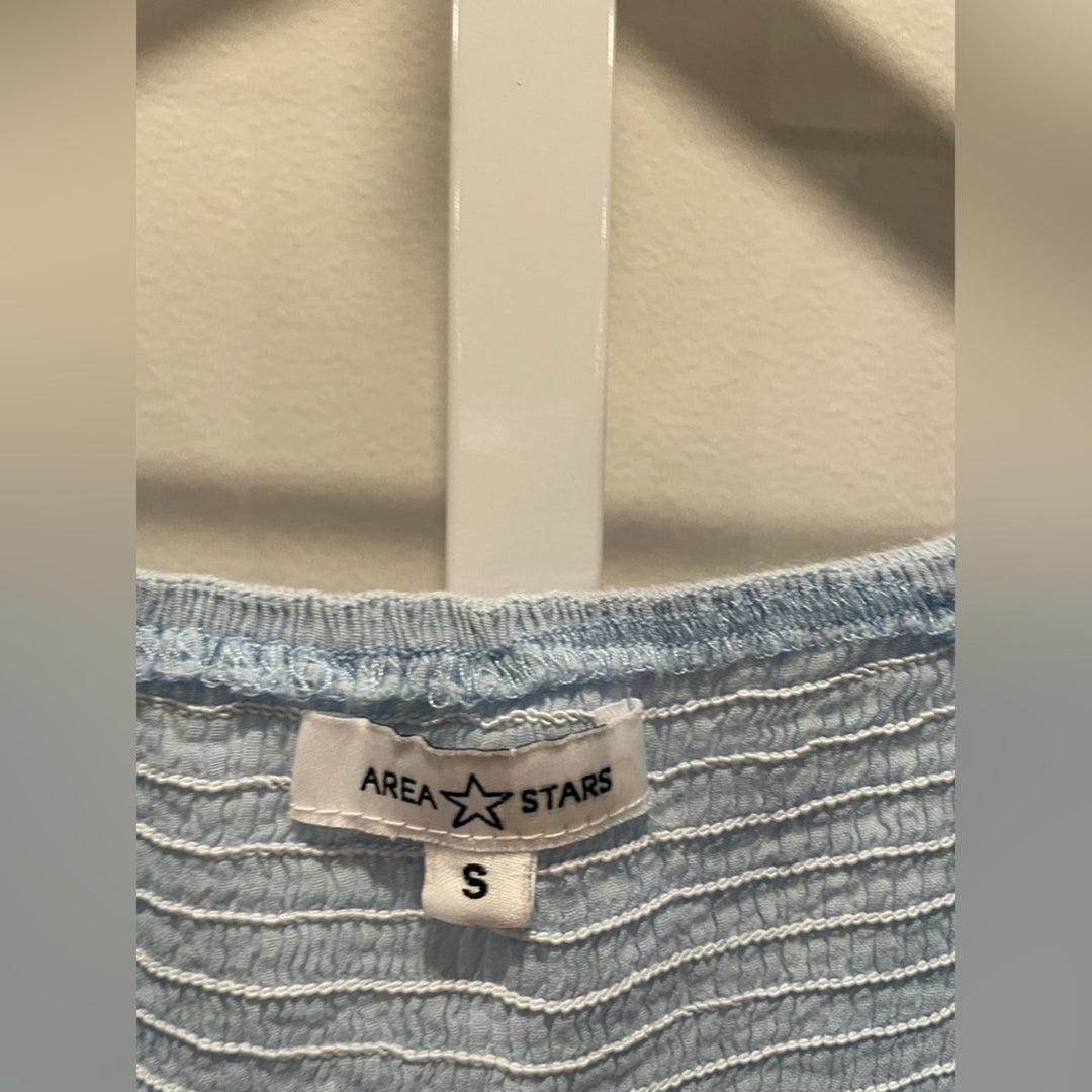 Area Stars Eyelet Trim Dress Size S