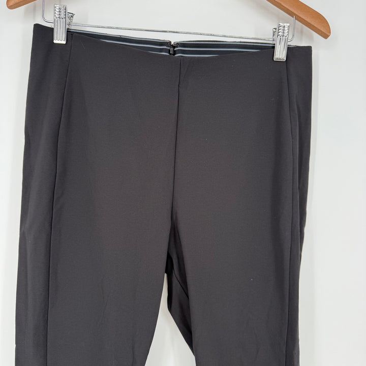Athleta Black Ponte Knit Slim Leg Ankle Pants Size 10P Career Casual