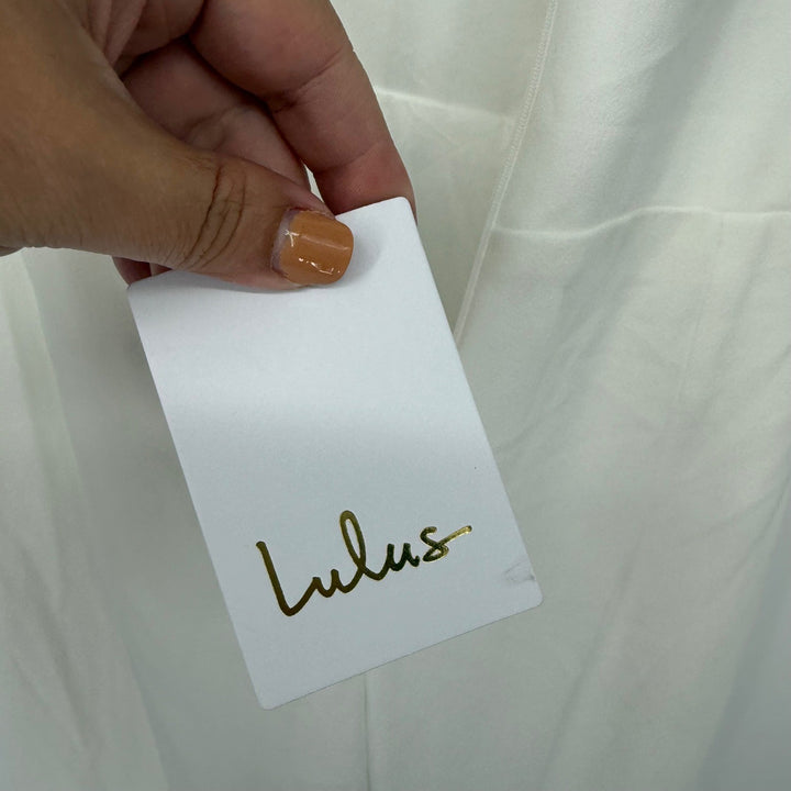 Lulus Long-Lasting Love Ivory Lace V-Neck Mermaid Dress Size M