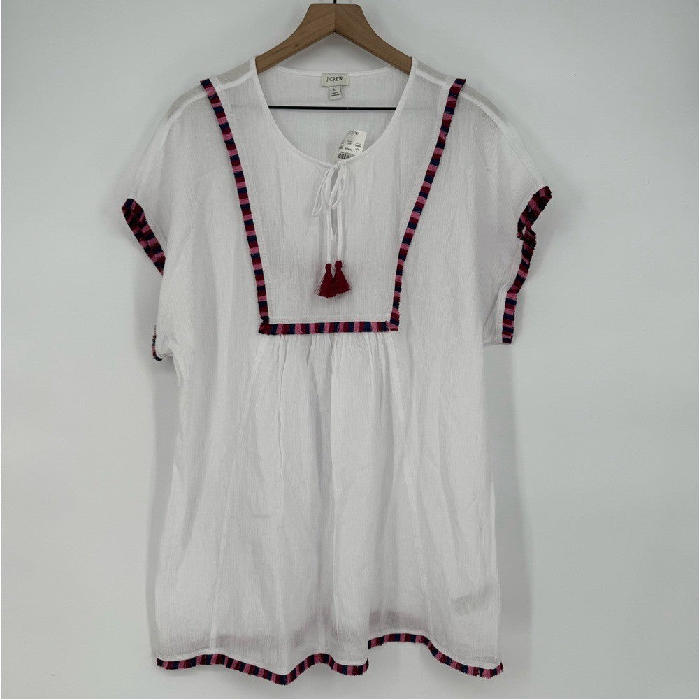 J.Crew Fringe Beach Tunic Size L