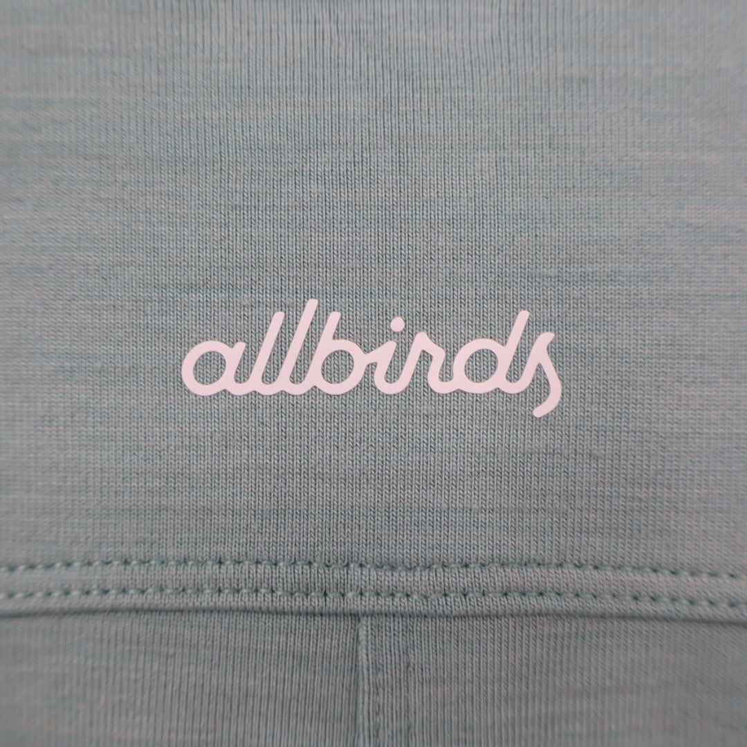 Allbirds Women's Long Sleeve Quarter Zip Pullover Athletic Top Size S Green