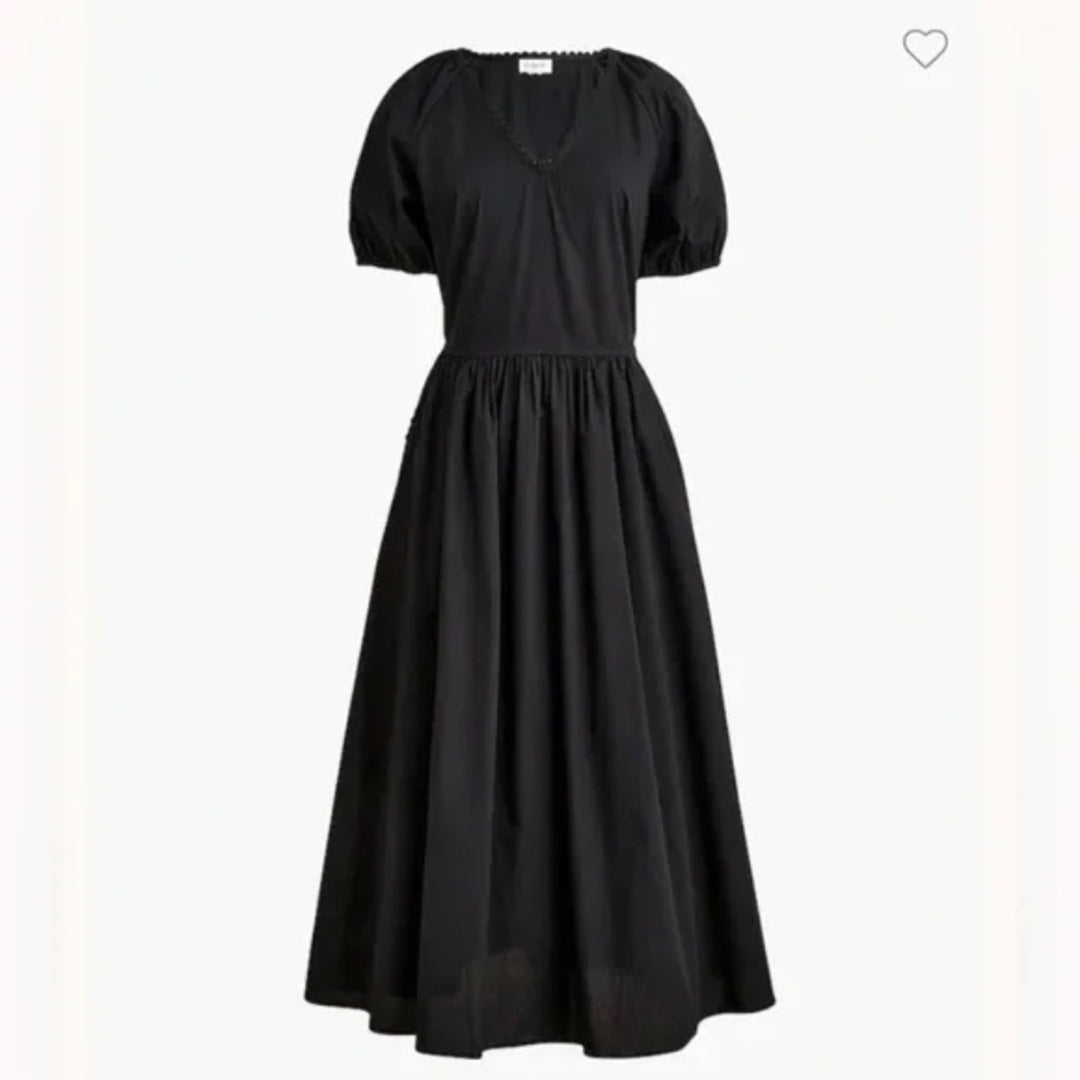 J.Crew Lace-Trim Midi Dress Size P2