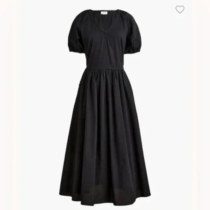 J.Crew Lace-Trim Midi Dress Size P2