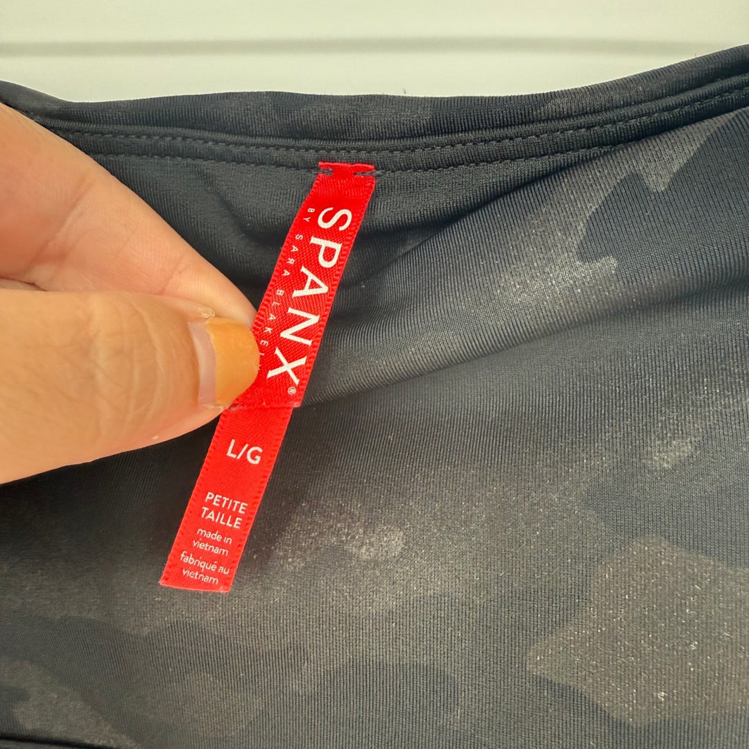Spanx Camo Print High Waisted Active Leggings Size L