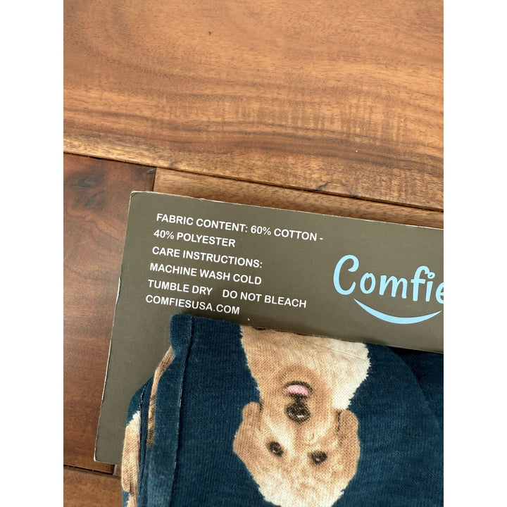 Comfies Unisex XL Blue Dog Pajama Pants Soft Comfortable Lounge Bottoms