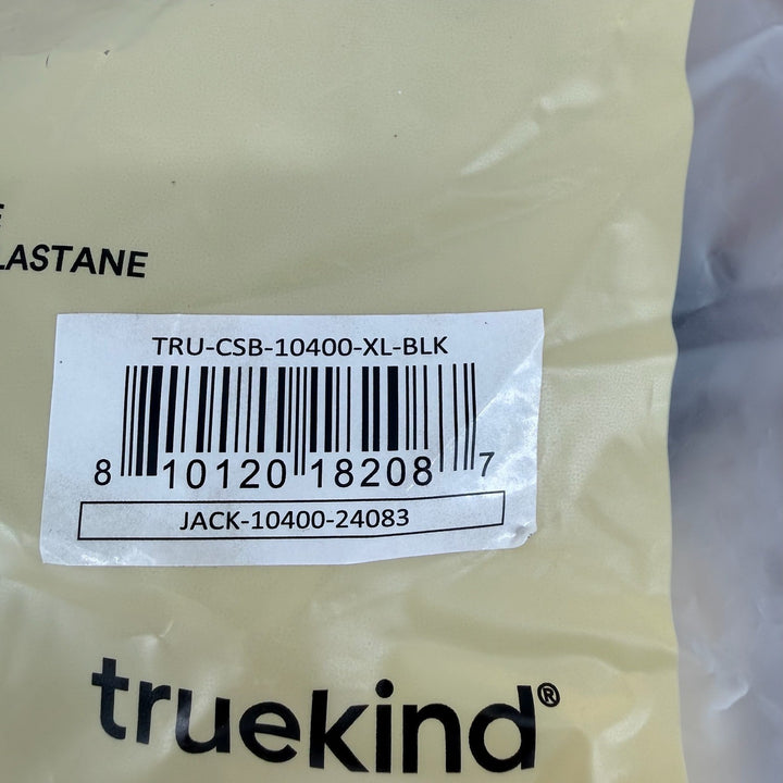 Truekind Convertible Strapless Bandeau Bra Black XL