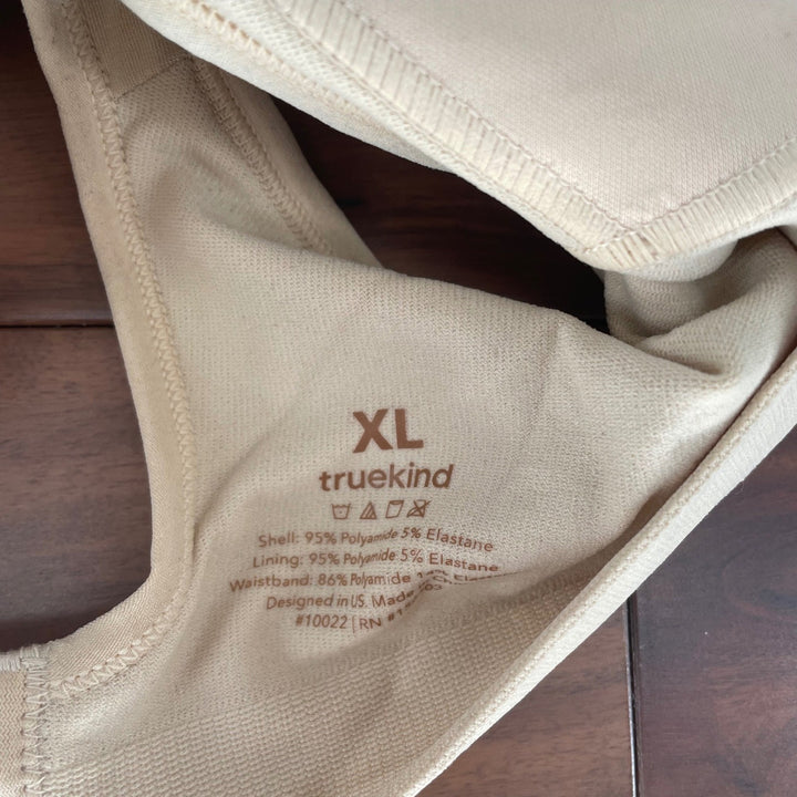 Truekind Daily Comfort Wirefree Shaper Bra Beige XL RN 156403