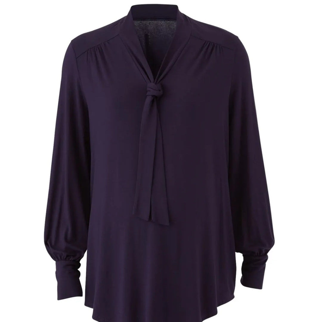 Isabella Oliver Navy Christy Maternity Blouse Size 1/S