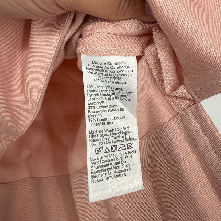 Madewell Crop Cargo-Pocket Crewneck Top Size M