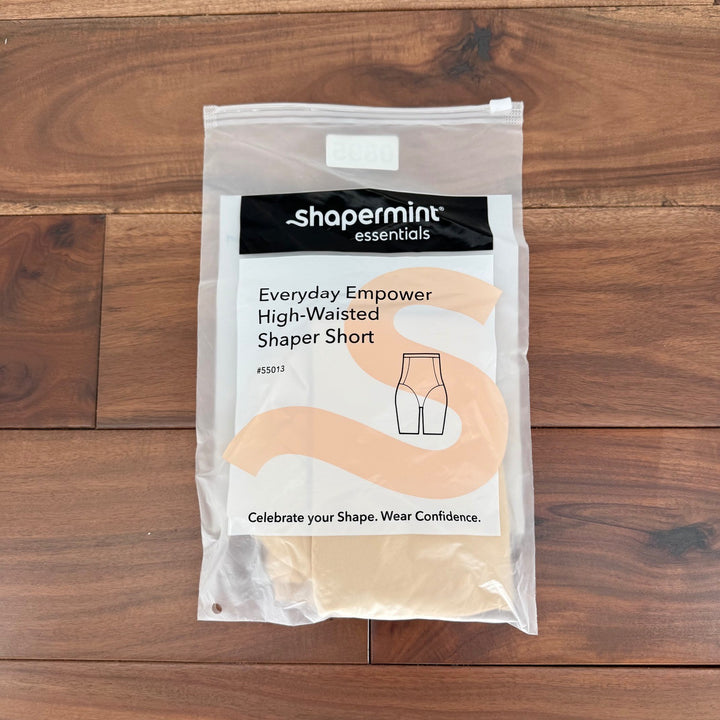 Shapermint Essentials Everyday Empower High Waisted Shaper Short XL Chai
