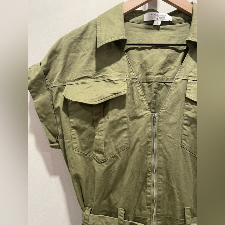 Marissa Webb X RTR Dolman Utility Jumpsuit Size 6