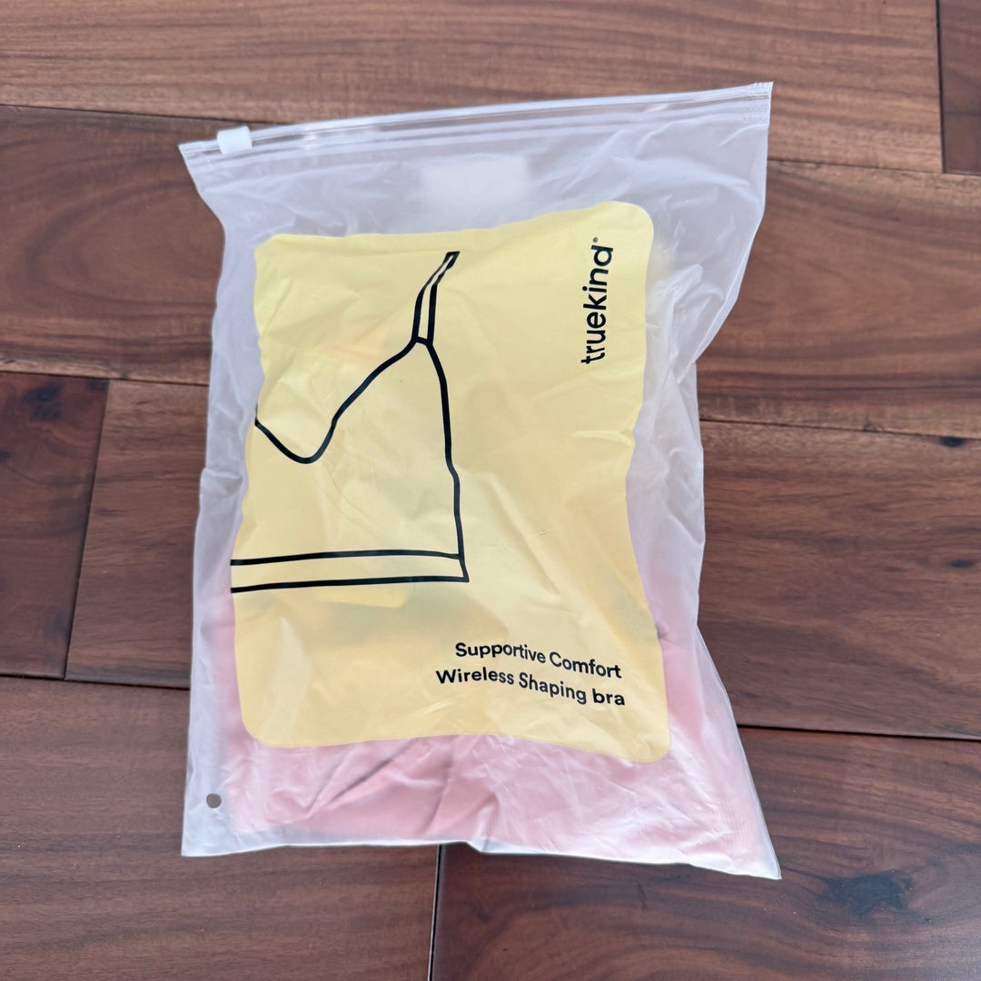 Truekind Supportive Comfort Wireless Shaping Bra Rose Pink L