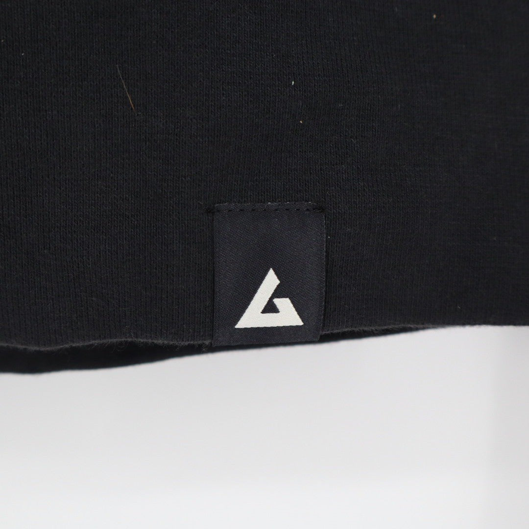 American Giant Womens Full Zip Hoodie Black Cotton Size S Made USA