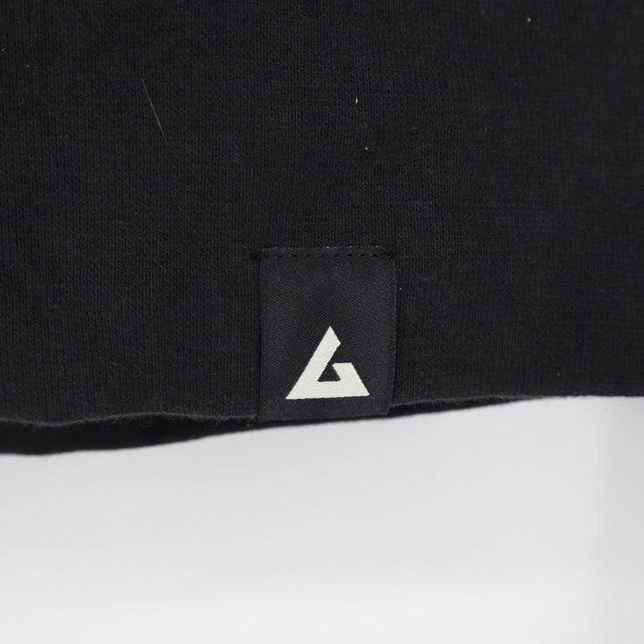 American Giant Womens Full Zip Hoodie Black Cotton Size S Made USA