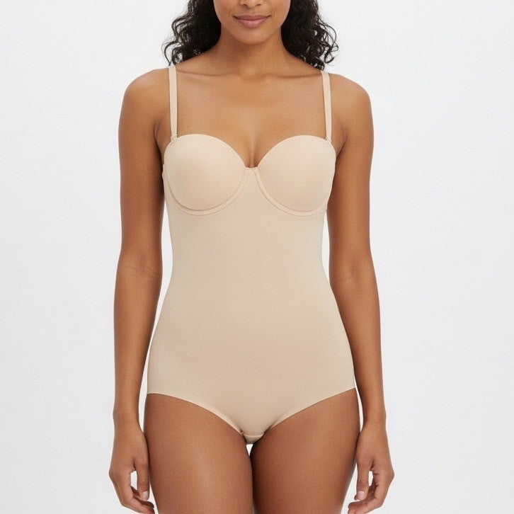 Wacoal 36D Beige Strapless Shaping Bodybriefer Moderate Control