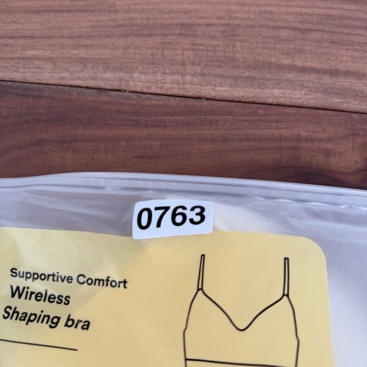 Truekind Supportive Comfort Wireless Shaping Bra XL Beige New