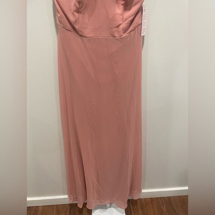 After Six High Neck Halter Backless Maxi Dress Size 8