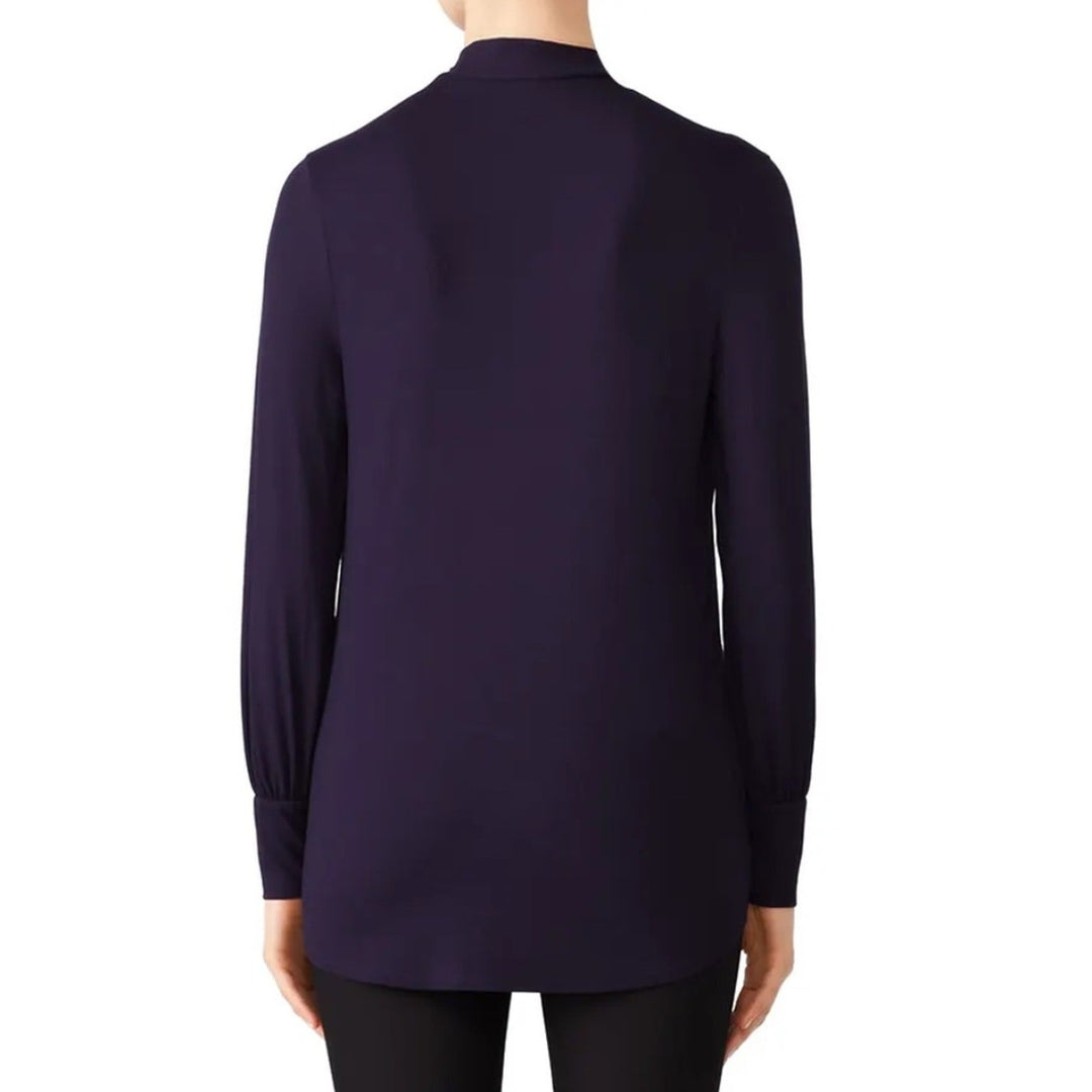 Isabella Oliver Navy Christy Maternity Blouse Size 1/S