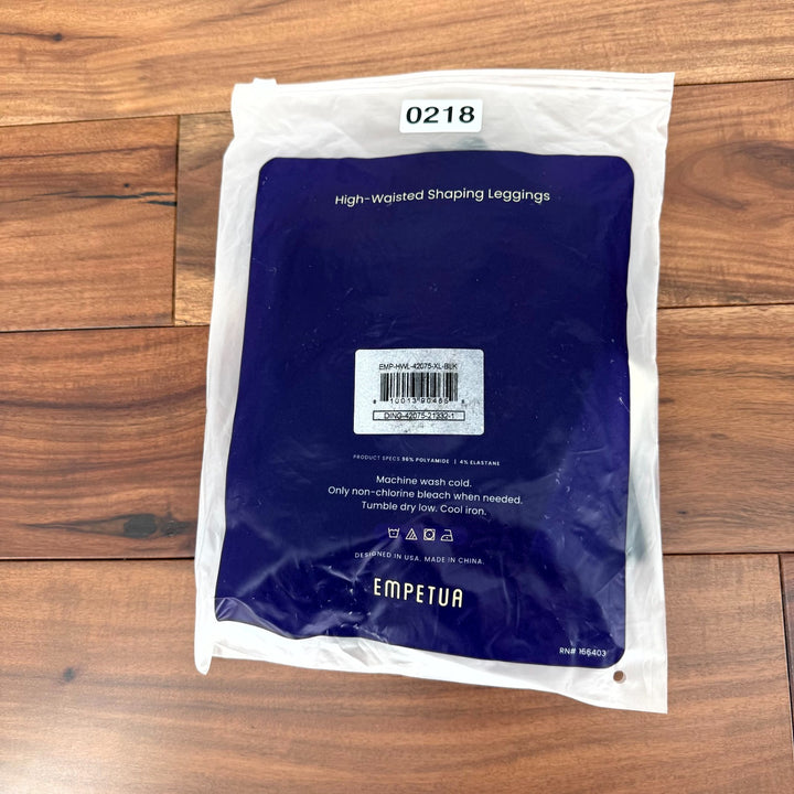 Shapermint Empetua High Waisted Shaping Ankle Leggings Womens XL Black Seamless