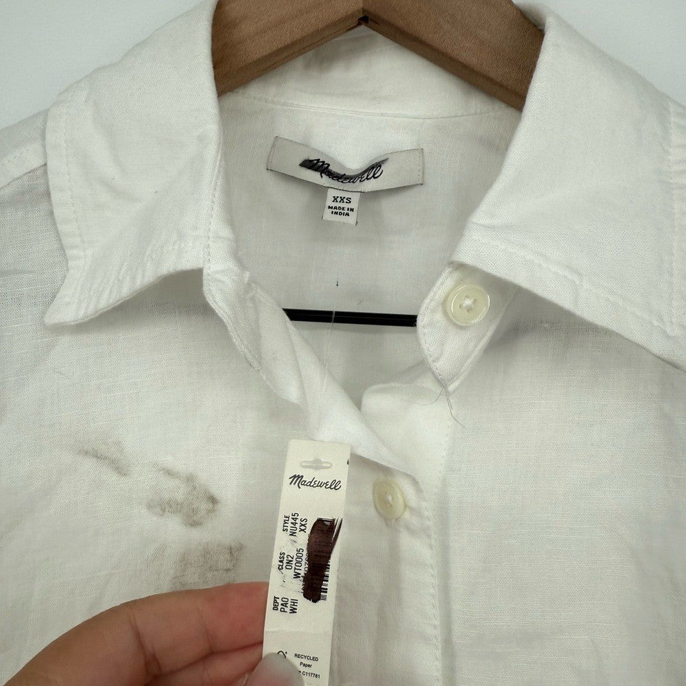 Madewell Straight-Hem Shirt Size XXS