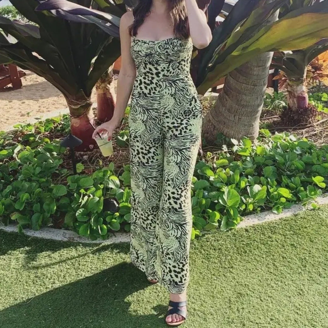 Fame and Parner Suraya Safari Citrus Jumpsuit Size 10