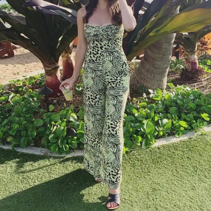 Fame and Parner Suraya Safari Citrus Jumpsuit Size 10