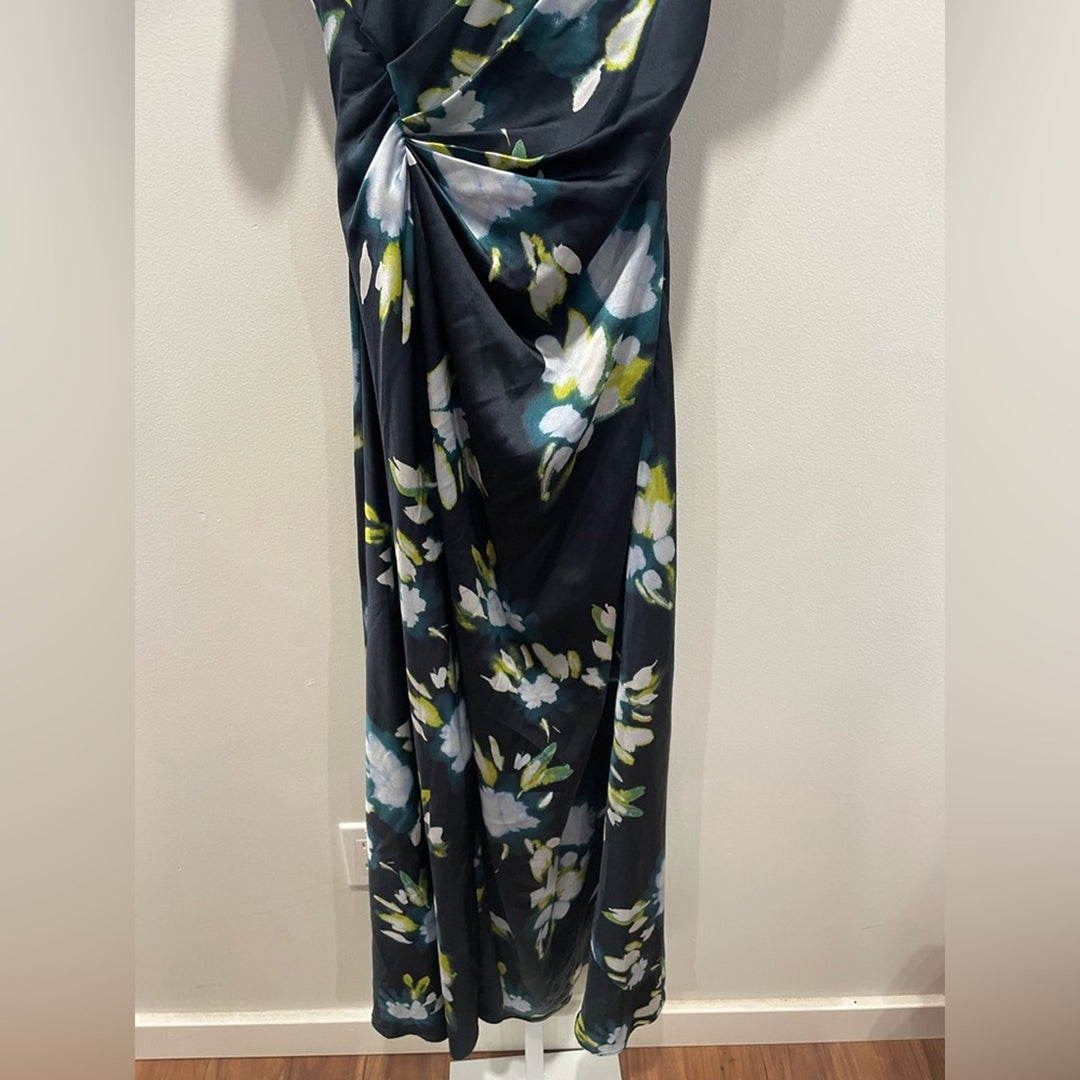 Tanya Taylor Luna Floral Gathered Maxi Dress Size 0