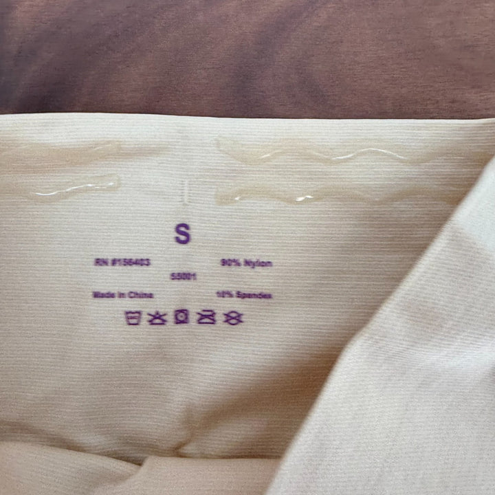 Shapermint Empetua All Day Every Day High Waisted Shaper Shorts Women Small Nude