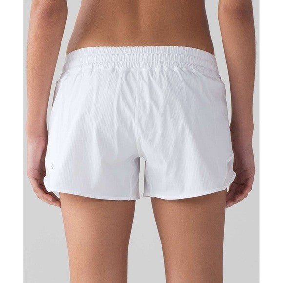 Lululemon Hotty Hot Shorts II Light Beige Women's Size 4 Running Athletic