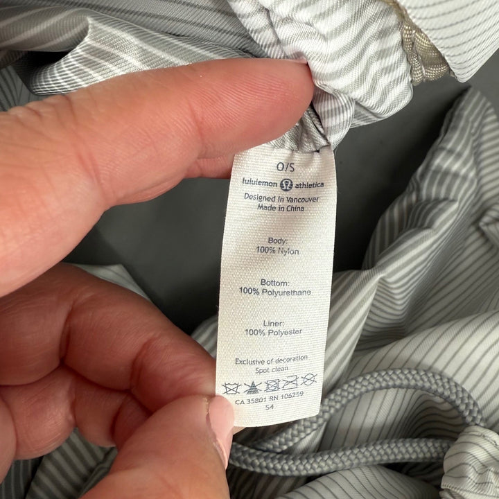 Lululemon Black Nylon Duffel Bag Gym Travel Weekender Sport Carryall