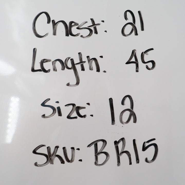 Anne Klein Blue Black Geometric Print Sleeveless Knee Length Dress Size 12