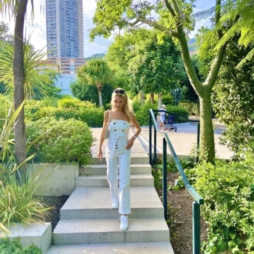 Marissa Webb X RTR Strapless Jumpsuit Size 10