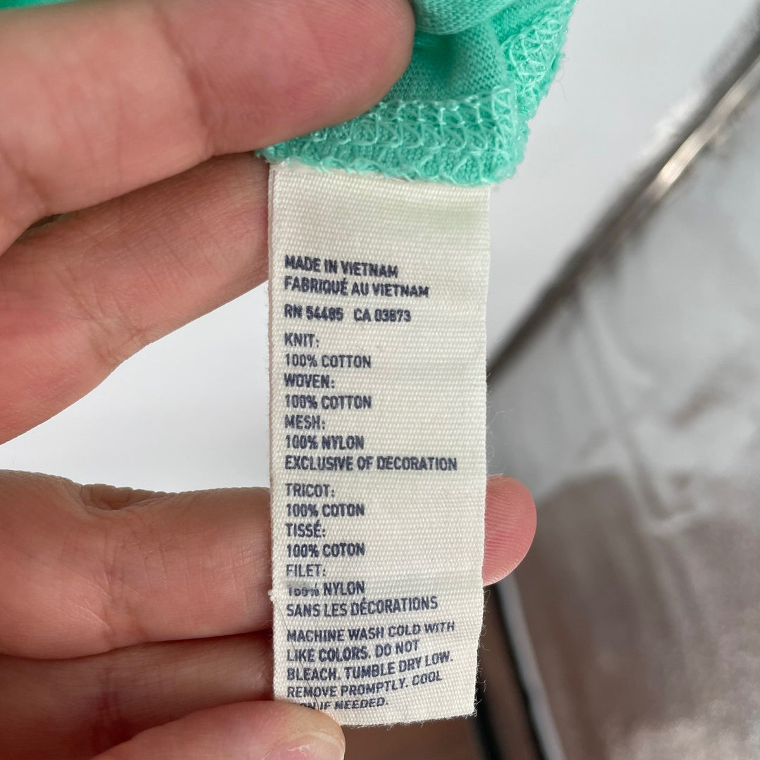 American Eagle Outfitters Teal Diamond Mesh Back Racerback Tank Top S/P