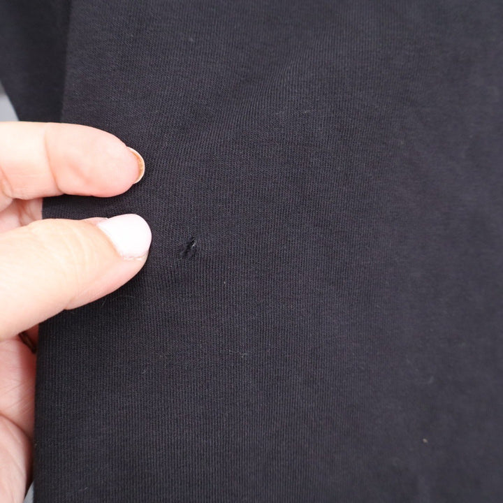 American Giant Black Long Sleeve Quarter Zip Sweatshirt Dress Size L