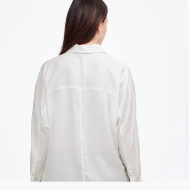 Madewell Relaxed Dolman Button-Up Shirt Size M