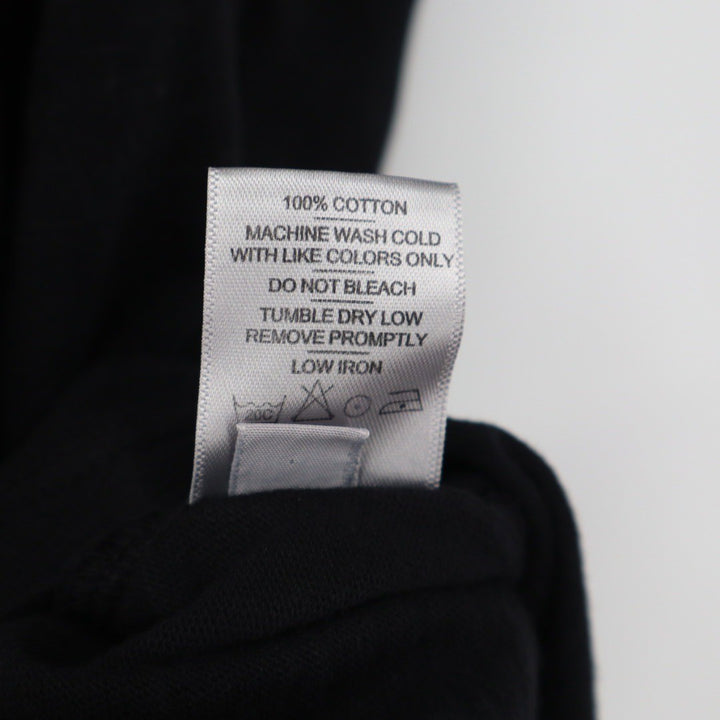 American Giant Womens Black V Neck T Shirt Size L Made in USA Basic Tee