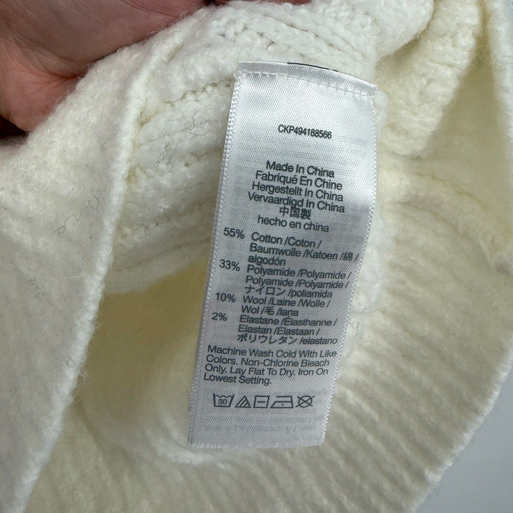 Madewell Ribbed Cotton-Blend Sweater Size S