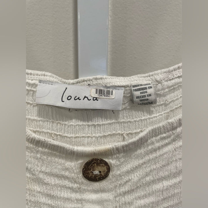 Louna Three Button Midi Dress Size M