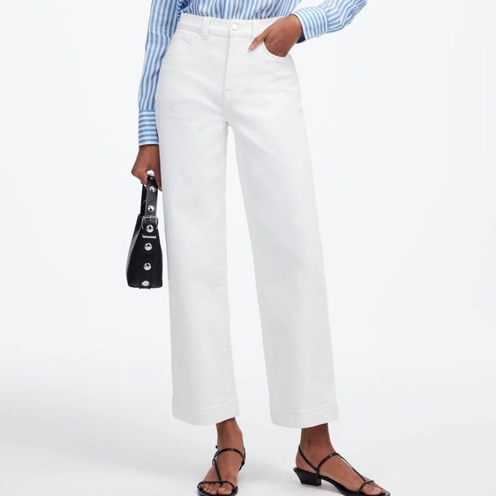 Madewell The Perfect Vintage Wide-Leg Crop Jeans Size 26