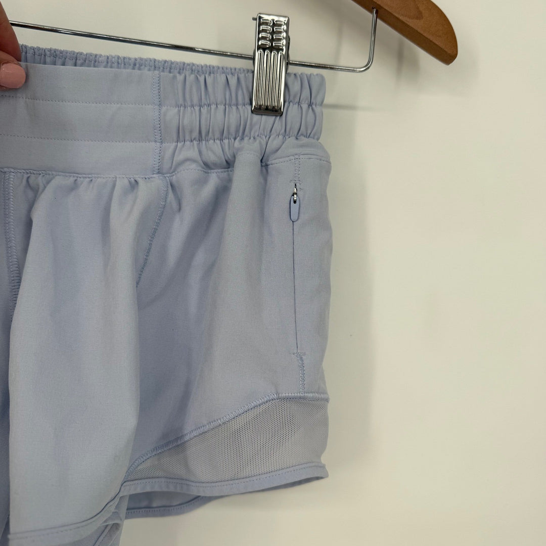 Lululemon Speed Up Short Lavender Ice Lilac Running Athletic Size 4