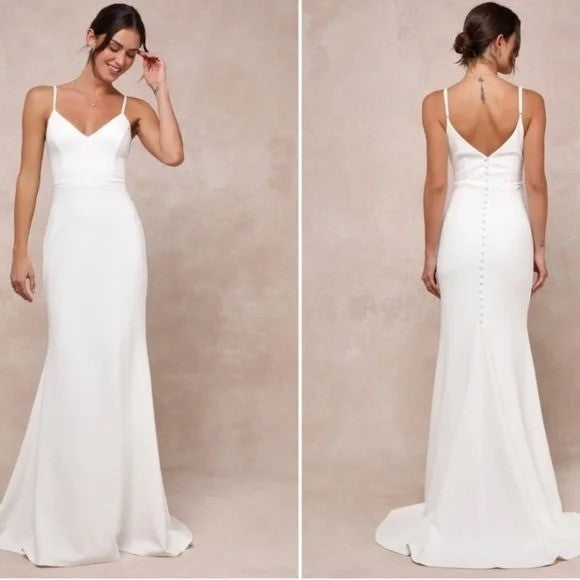 Lulus Feeling Of Forever Sleeveless Mermaid Maxi Dress Size XL