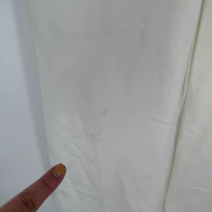 Lulus Power of Love White Strapless Jumpsuit Size S